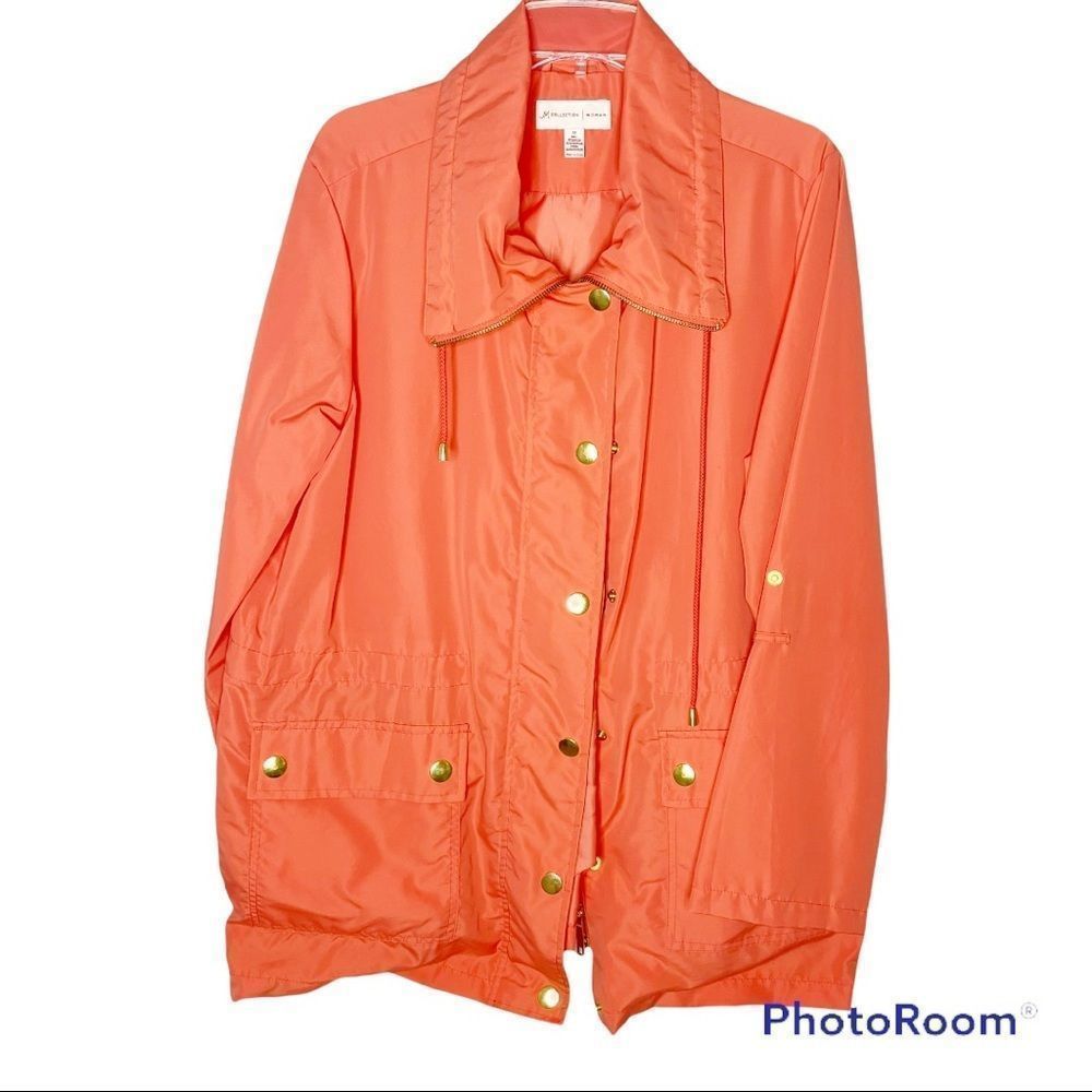 NWT JM collection coral rain jacket Anarok